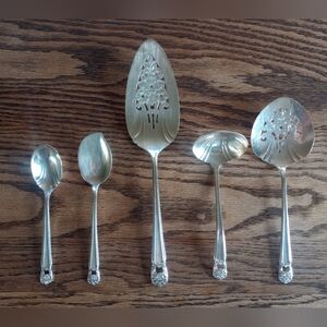 Elegant 1847 Roger Bros IS Eternally Yours Silverware Serving Set